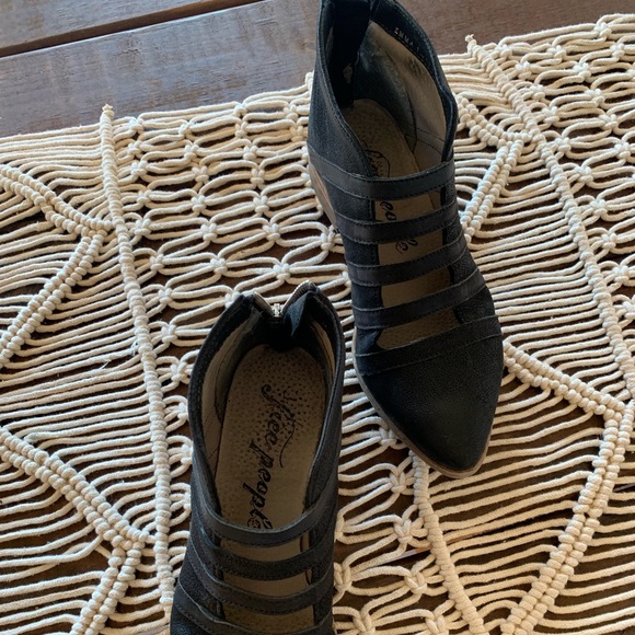 Free People Cut Out Swept Away Bootie - Picture 3 of 3